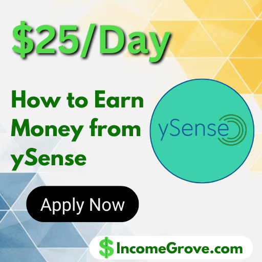 How to Earn Money from ySense in Pakistan